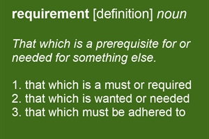 Requirement [Definition]
